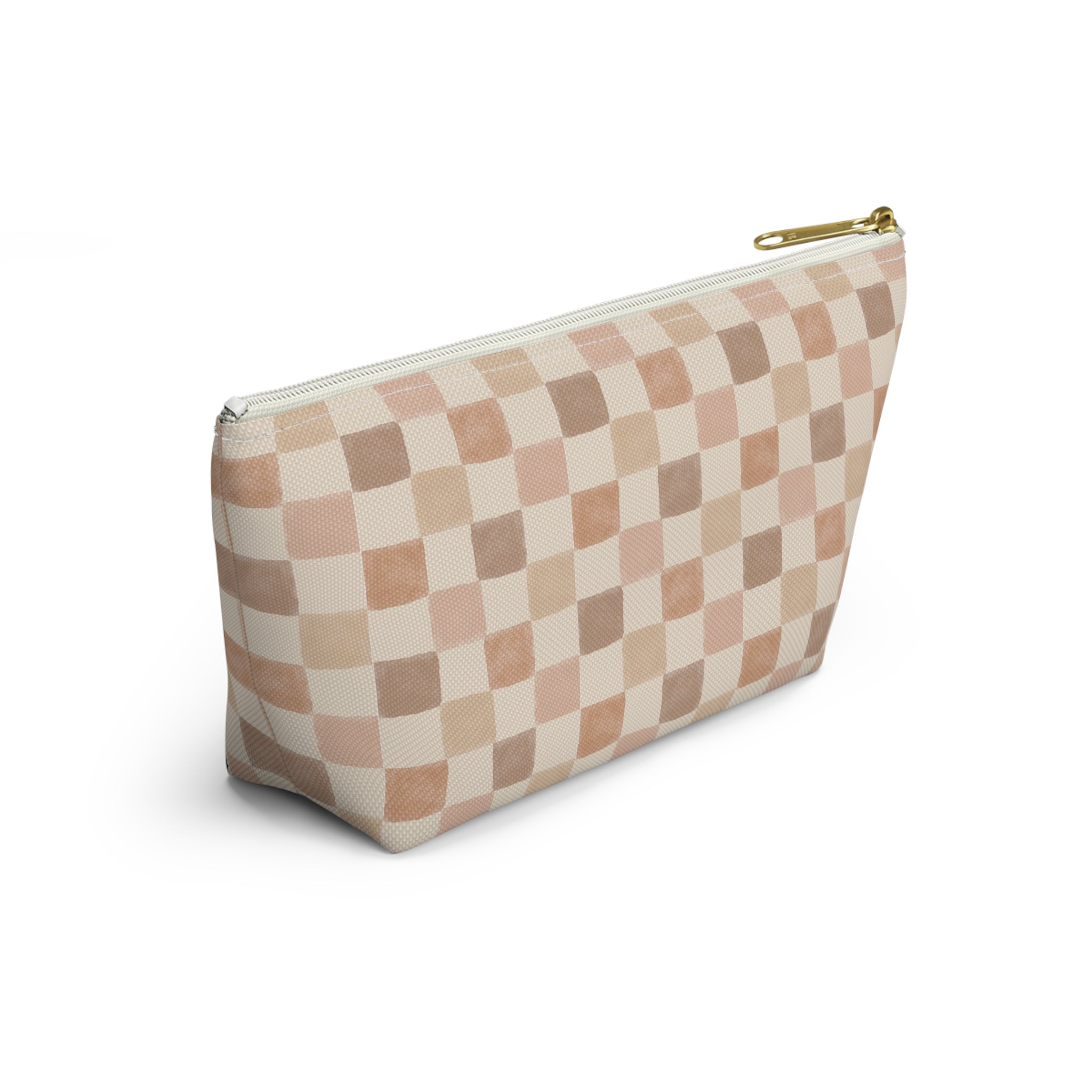 Boho Checkered Accessory Pouch