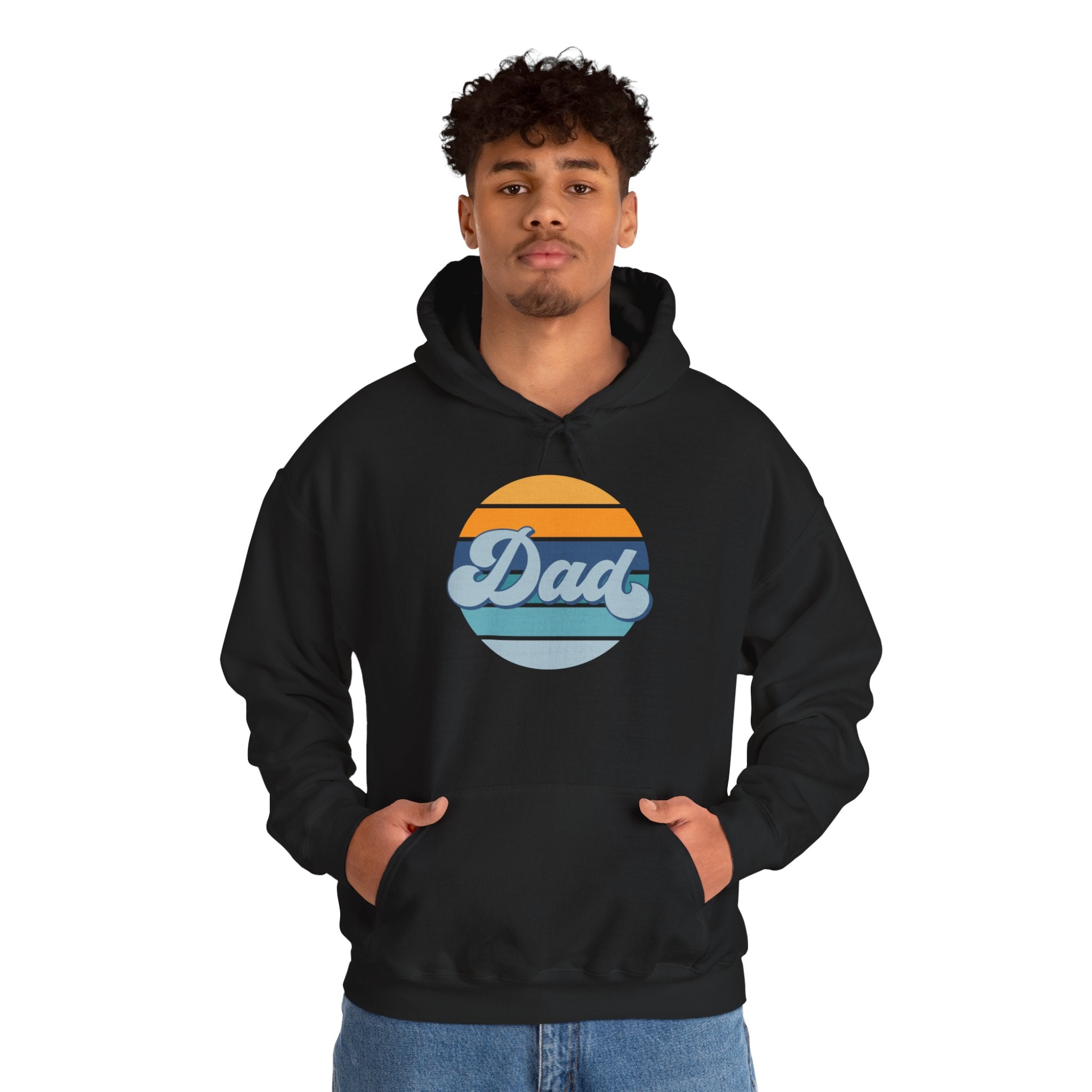 Retro Striped 'Dad' Hoodie