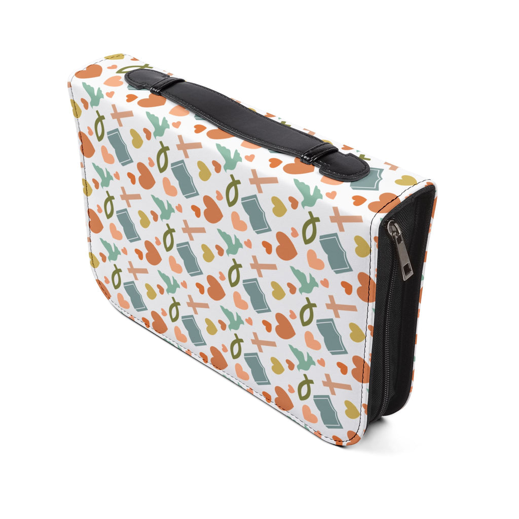 Christian Symbols Bible Cover