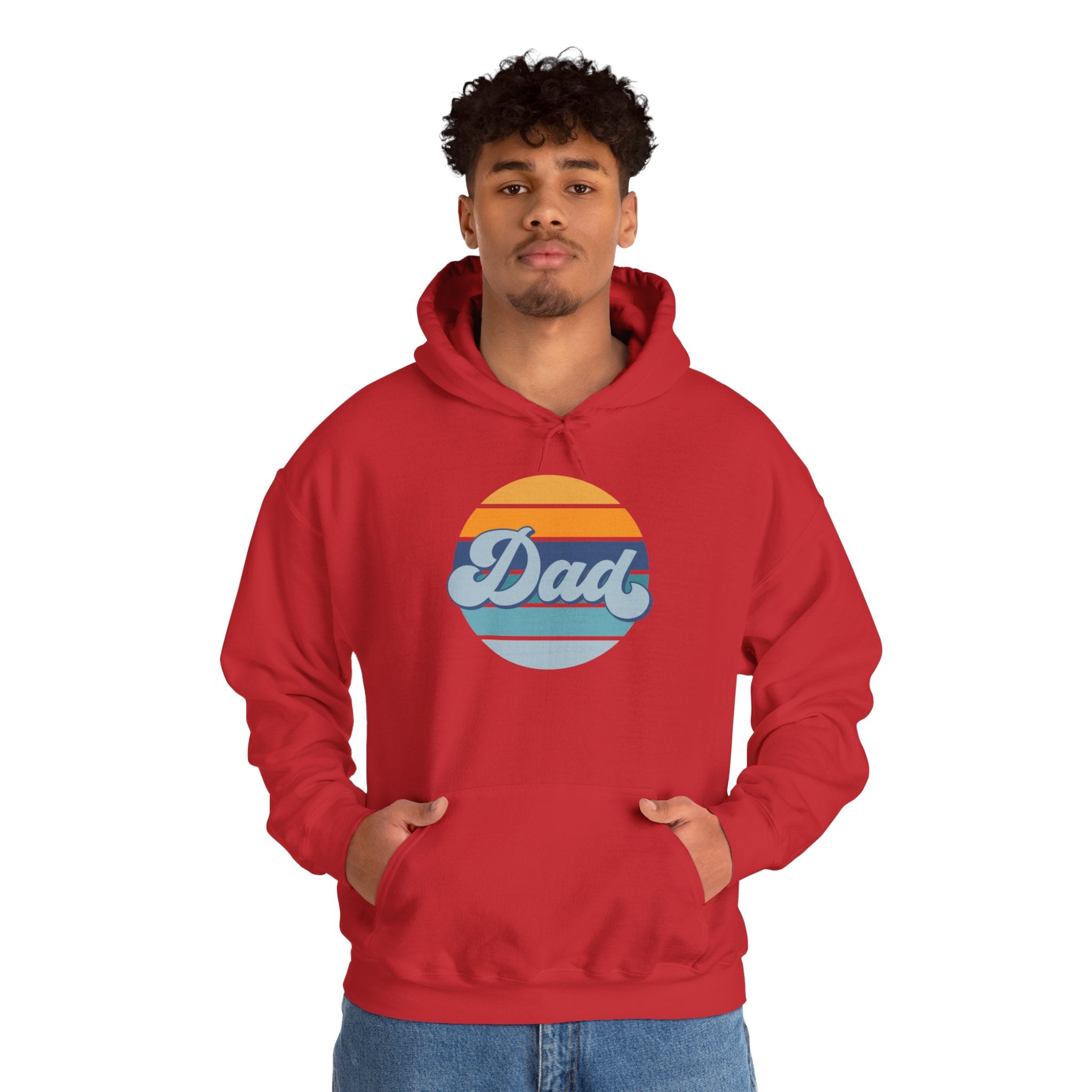Retro Striped 'Dad' Hoodie