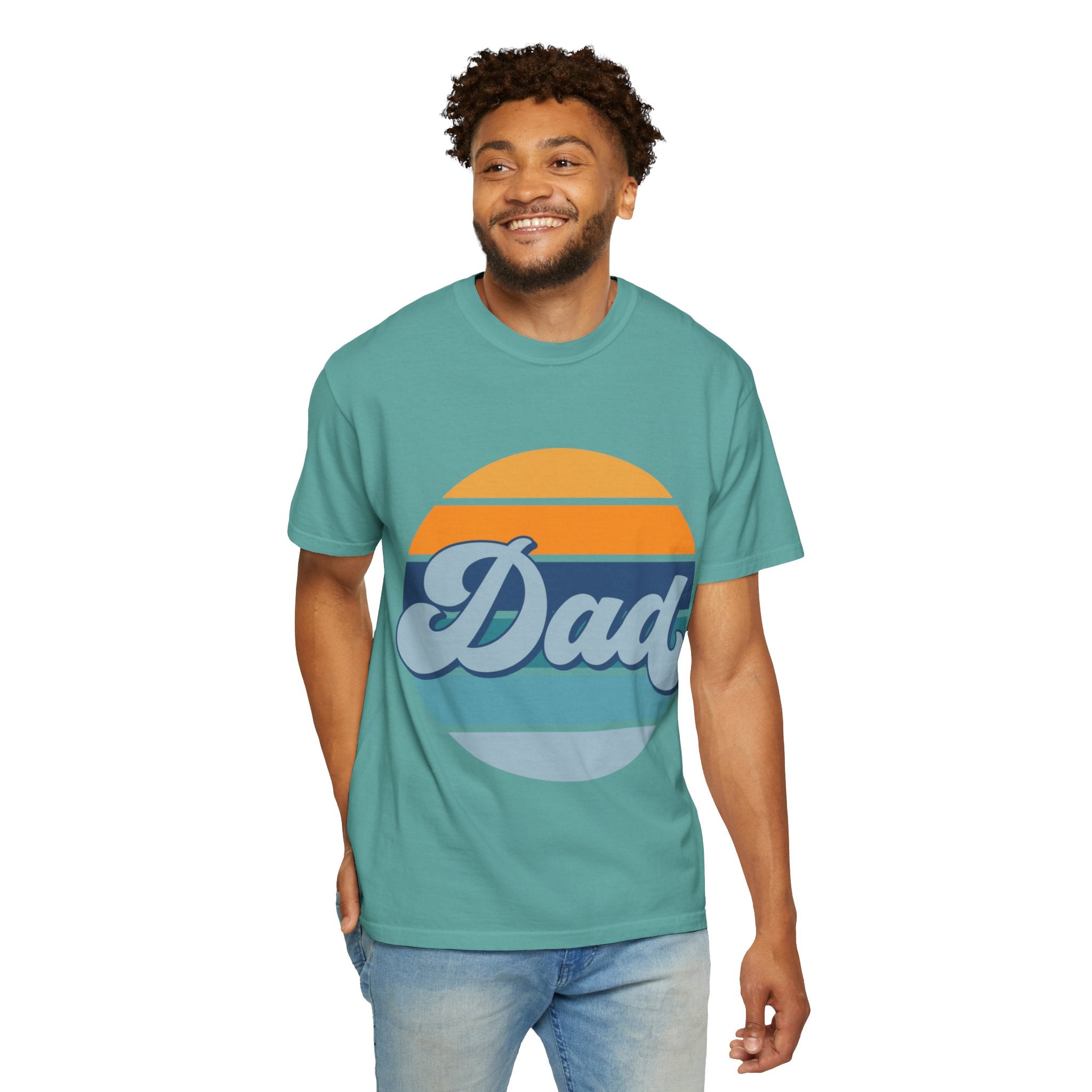 Retro Striped 'Dad' T-Shirt