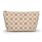 Boho Checkered Accessory Pouch