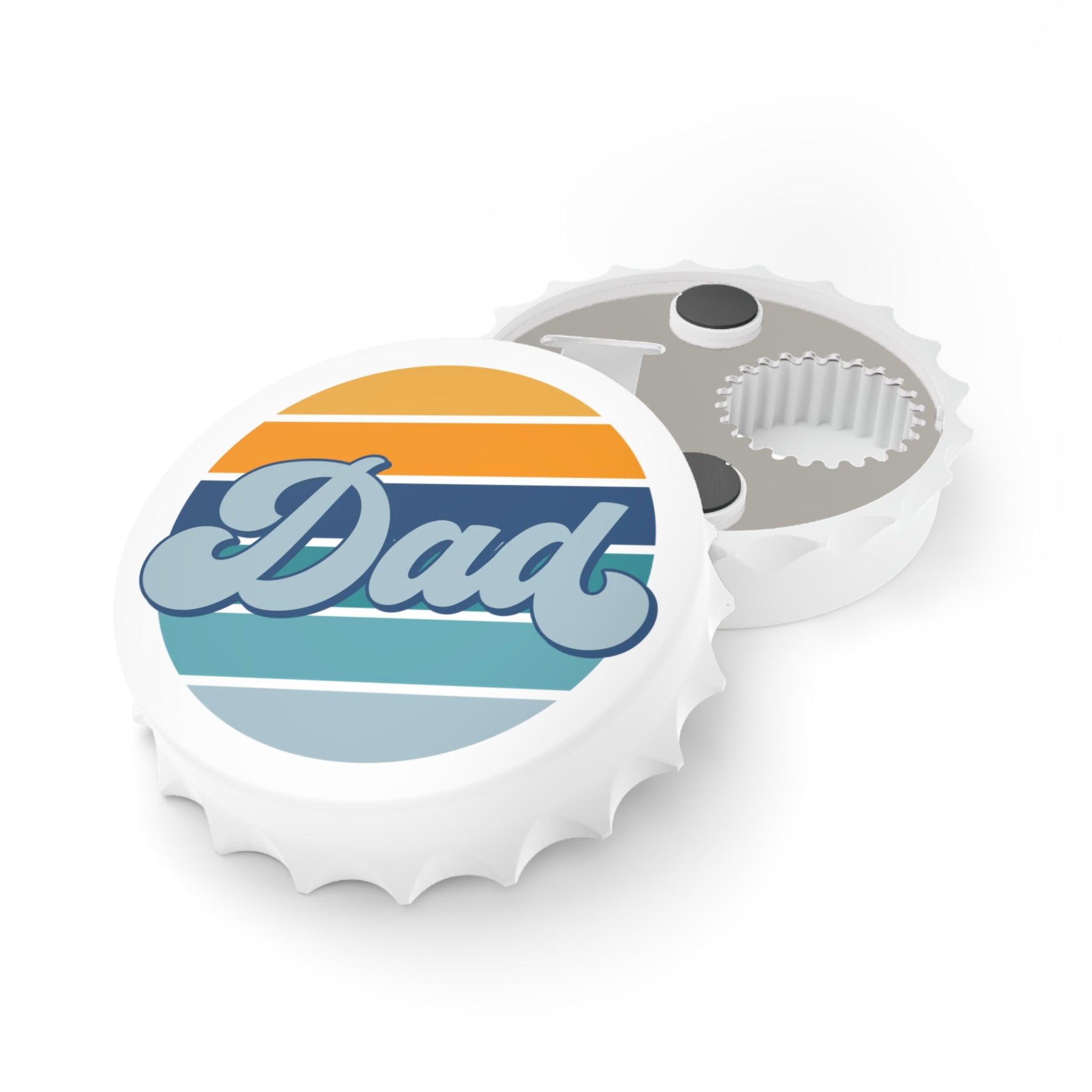 Retro Striped 'Dad' Bottle Opener