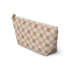 Boho Checkered Accessory Pouch