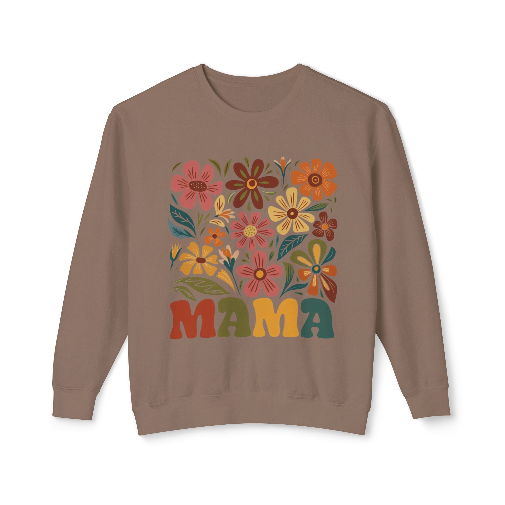 Retro Floral 'Mama' Crewneck Sweatshirt