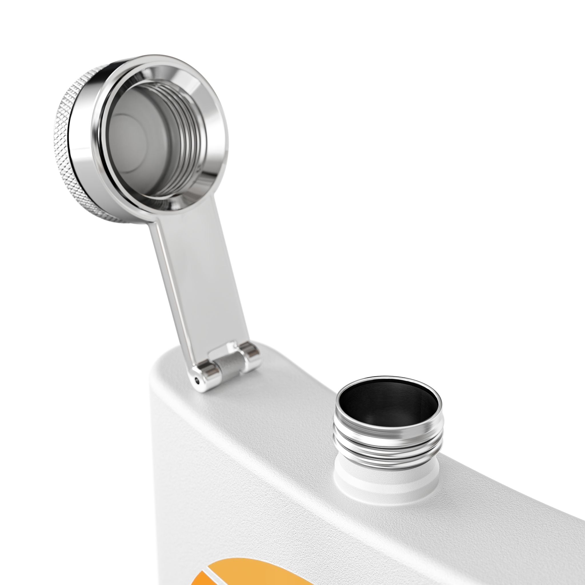 Retro Striped 'Dad' Flask